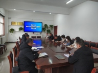 蓝田县退役军人事务局传达学习县委十七届三次全会精神