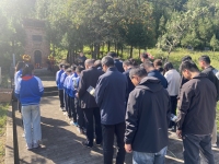 蓝田县退役军人事务局开展烈士祭奠活动